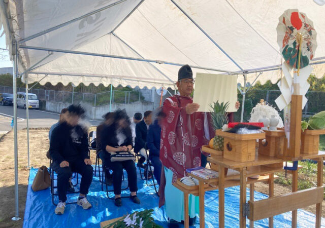 中川区M様　地鎮祭を行いました！